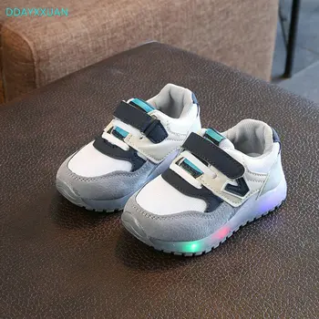 Kids Shoes With Light Boy Sneakers 2018 New Autumn Children Sport Led Girls Princess Shoes Net Breathable Baby Boys Sneaker
Kids Shoes With Light Boy Sneakers 2018 New Autumn Children Sport Led Girls Princess Shoes Net Breathable Baby Boys Sneaker