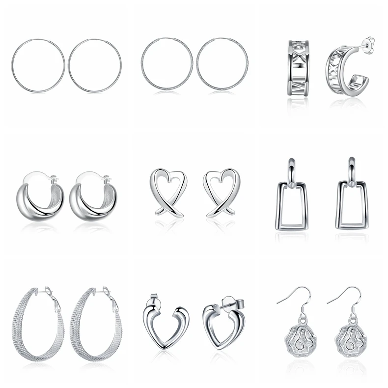 INALIS Silver Color Geometric Hollow Heart Ball Flower Long Drop Earrings For Women Girl Brincos Dangle Earrings Jewelry Gifts
INALIS Silver Color Geometric Hollow Heart Ball Flower Long Drop Earrings For Women Girl Brincos Dangle Earrings Jewelry Gifts
