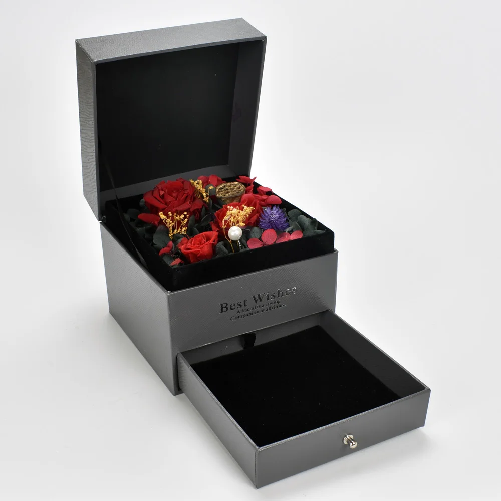 Drawer Preserved Fresh Rose Jewelry Box Home Decoration Necklace Ring Box For valentines girlfriend Gift
Drawer Preserved Fresh Rose Jewelry Box Home Decoration Necklace Ring Box For valentines girlfriend Gift