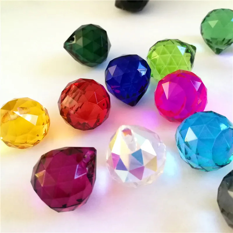 20PCS/lot,20mm mixed color crystal faceted hanging prism balls free shipping
20PCS/lot,20mm mixed color crystal faceted hanging prism balls free shipping