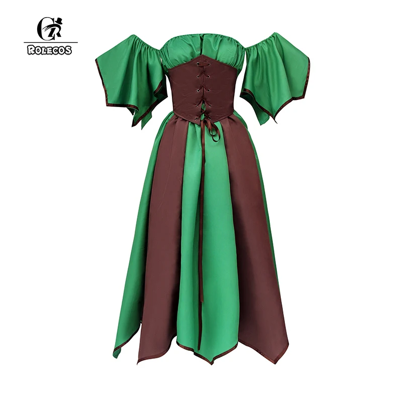 ROLECOS Renaissance Victorian Women Dresses Medieval Lolita Dress Off Shoulder Gothic Style Dress for Halloween Masquerade
ROLECOS Renaissance Victorian Women Dresses Medieval Lolita Dress Off Shoulder Gothic Style Dress for Halloween Masquerade