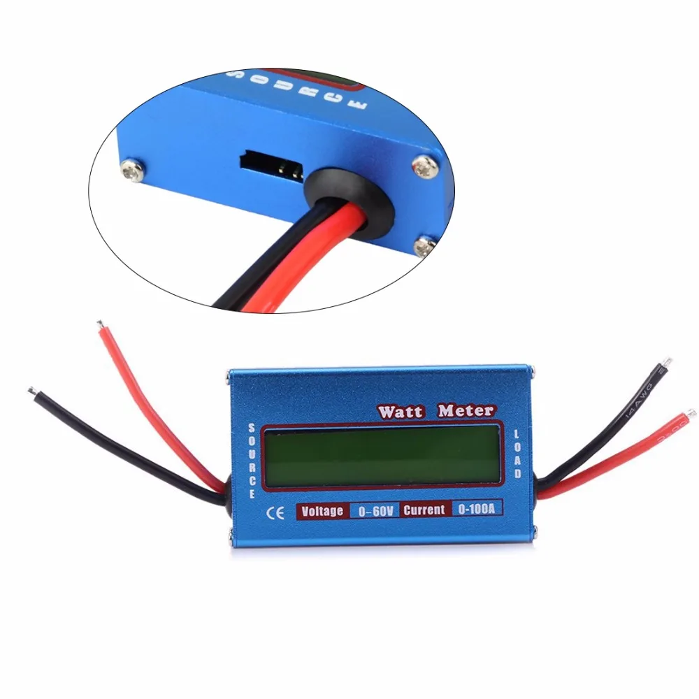 Free shipping 5pcs DC Watt meter with LCD display for DC 0-60V 0-100A balance voltage current RC battery power Analyzer
Free shipping 5pcs DC Watt meter with LCD display for DC 0-60V 0-100A balance voltage current RC battery power Analyzer