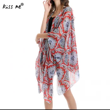 Folk Irregular Sexy Bikini Cover Up Beach Wear Dress Tunic Women Chiffon Swimming Cover Ups Floral Printed Beach Sun Protection
Folk Irregular Sexy Bikini Cover Up Beach Wear Dress Tunic Women Chiffon Swimming Cover Ups Floral Printed Beach Sun Protection