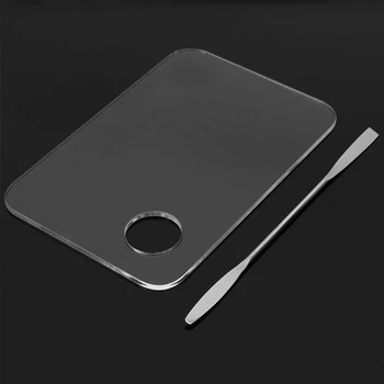 2018 New 1PC Gel Mixing Palette Spatula Set With Stainless Steel Transfer Bar Makeup Tool Nail Art Polish Tool Set
2018 New 1PC Gel Mixing Palette Spatula Set With Stainless Steel Transfer Bar Makeup Tool Nail Art Polish Tool Set
