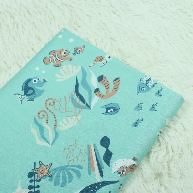 half meter high density cotton poplin fabric with cartoon ocean park print, handmade DIY garment kids tilda doll cloth CR-A281
half meter high density cotton poplin fabric with cartoon ocean park print, handmade DIY garment kids tilda doll cloth CR-A281