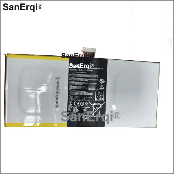 3,8 V 31Wh C12P1305 Аккумулятор для ASUS Transformer Pad TF701T K00C литий-полимерный аккумулятор
3,8 V 31Wh C12P1305 Аккумулятор для ASUS Transformer Pad TF701T K00C литий-полимерный аккумулятор
