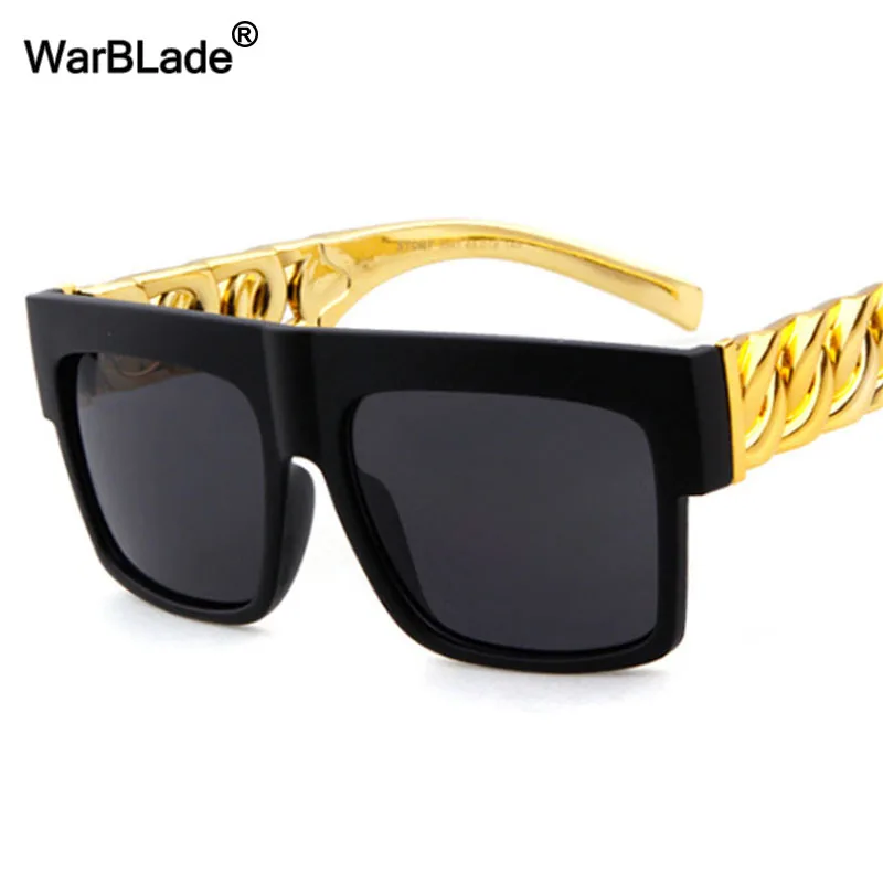 WarBLade 2018 New Vintage Big Frame Hip Hop Sunglasses Gold Metal Chain Kim Kardashian Beyonce Sun Glasses Gafas De Sol UV400
WarBLade 2018 New Vintage Big Frame Hip Hop Sunglasses Gold Metal Chain Kim Kardashian Beyonce Sun Glasses Gafas De Sol UV400