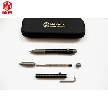 Titanium Alloy Carbon Fiber Bolt Tactical Pen EDC Outdoor Pocket Tool Camouflage Protection Multi-function Tactical Pen
Titanium Alloy Carbon Fiber Bolt Tactical Pen EDC Outdoor Pocket Tool Camouflage Protection Multi-function Tactical Pen
