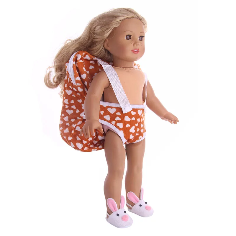 Фото Мультфильм печати кукла рюкзак Подходит 18 дюйма American Girl Кукла - купить
