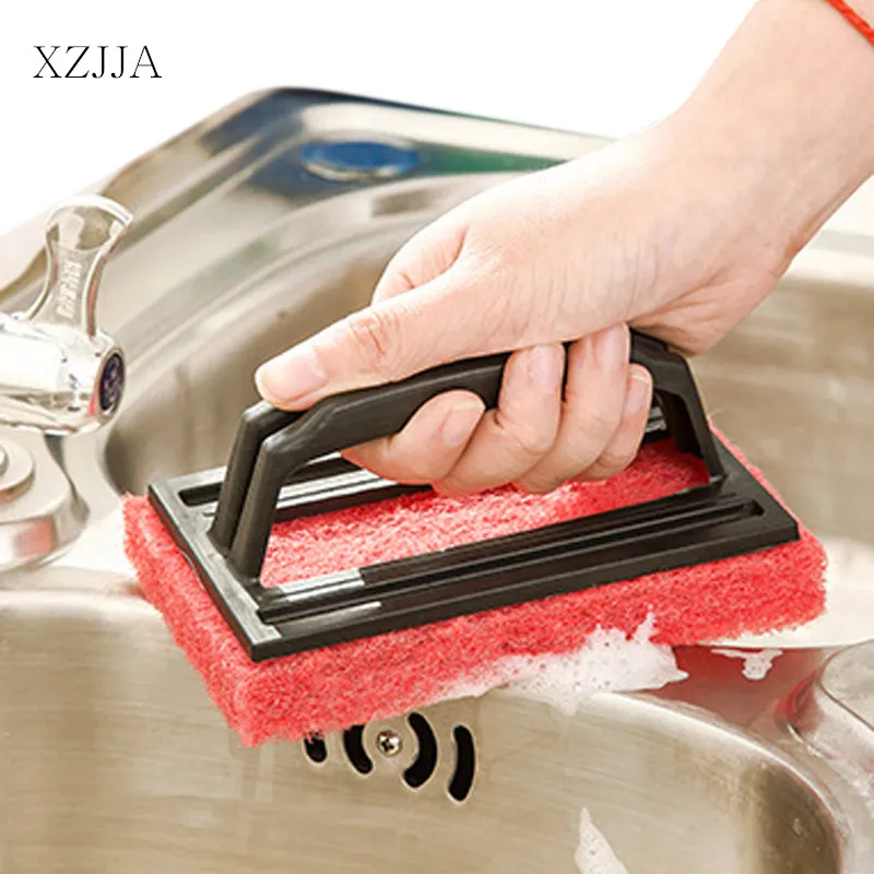 XZJJA Kitchen Strong Decontamination Brush Multi-purpose Magic Tiles Glass Sink Brush Sponge Rub Household Cleaner Supplies
XZJJA Kitchen Strong Decontamination Brush Multi-purpose Magic Tiles Glass Sink Brush Sponge Rub Household Cleaner Supplies