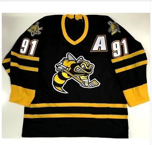 Rare Vintage SARNIA STING #91 STEVEN STAMKOS Hockey Jersey Embroidery Stitched Customize any number and name Jersey
Rare Vintage SARNIA STING #91 STEVEN STAMKOS Hockey Jersey Embroidery Stitched Customize any number and name Jersey