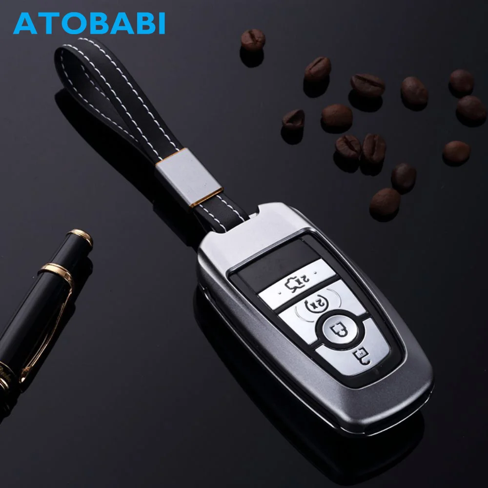 Aluminum Alloy Car Key Case Keyless Entry Remote Shell Cover Holder Keychain Accessories for Ford Fusion Mondeo Edge Expedition
Aluminum Alloy Car Key Case Keyless Entry Remote Shell Cover Holder Keychain Accessories for Ford Fusion Mondeo Edge Expedition