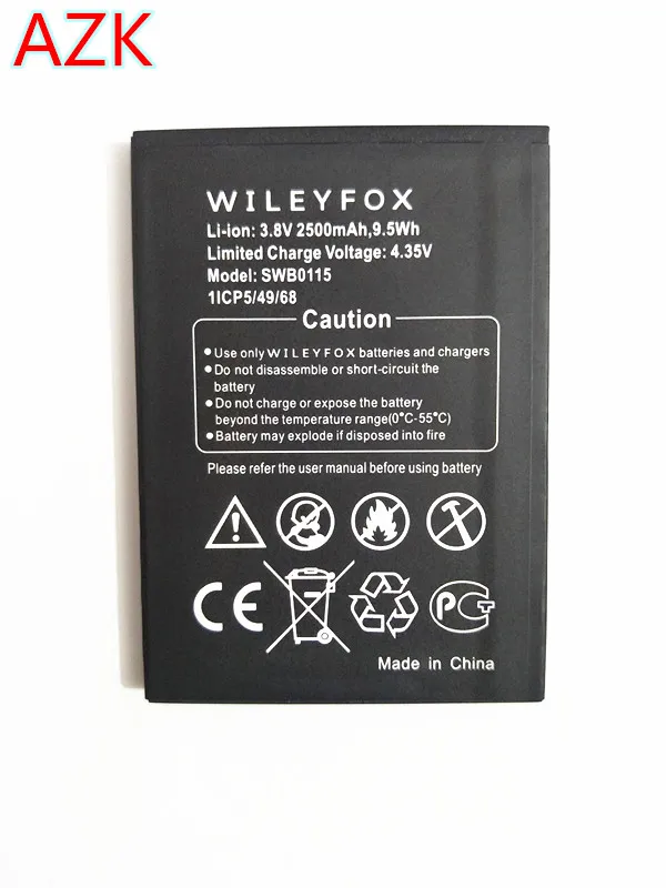 AZK New NEW 2500mAh SWB0115 Battery for Wileyfox Swift phone battery High quality + tracking code
AZK New NEW 2500mAh SWB0115 Battery for Wileyfox Swift phone battery High quality + tracking code