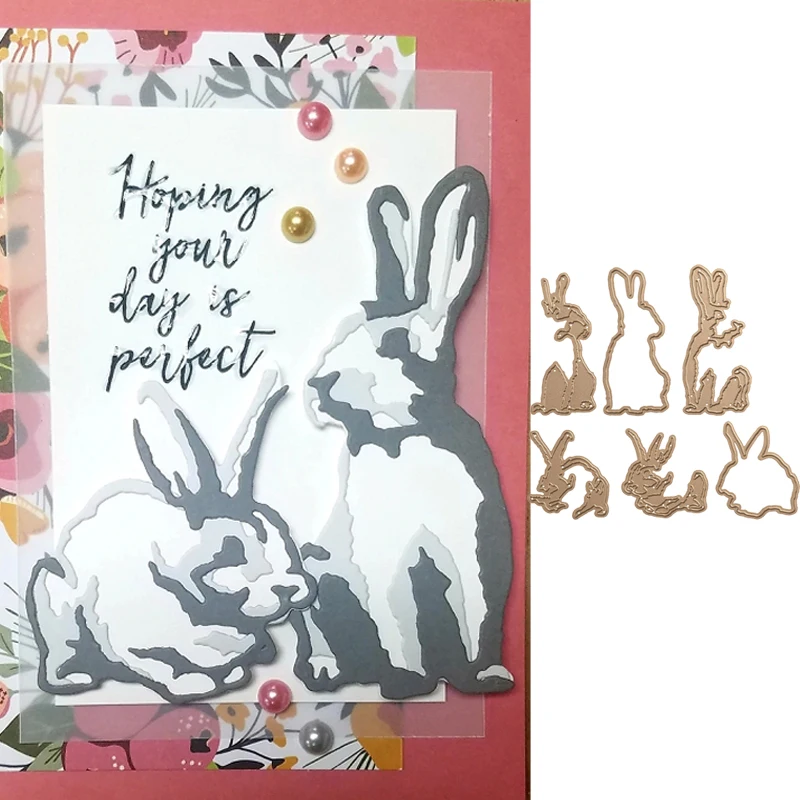 Large Bunny Rabbit Metal Cutting Dies Stencils for DIY Scrapbooking Embossing Easter Decoration Paper Card Craft Die New 2019
Large Bunny Rabbit Metal Cutting Dies Stencils for DIY Scrapbooking Embossing Easter Decoration Paper Card Craft Die New 2019