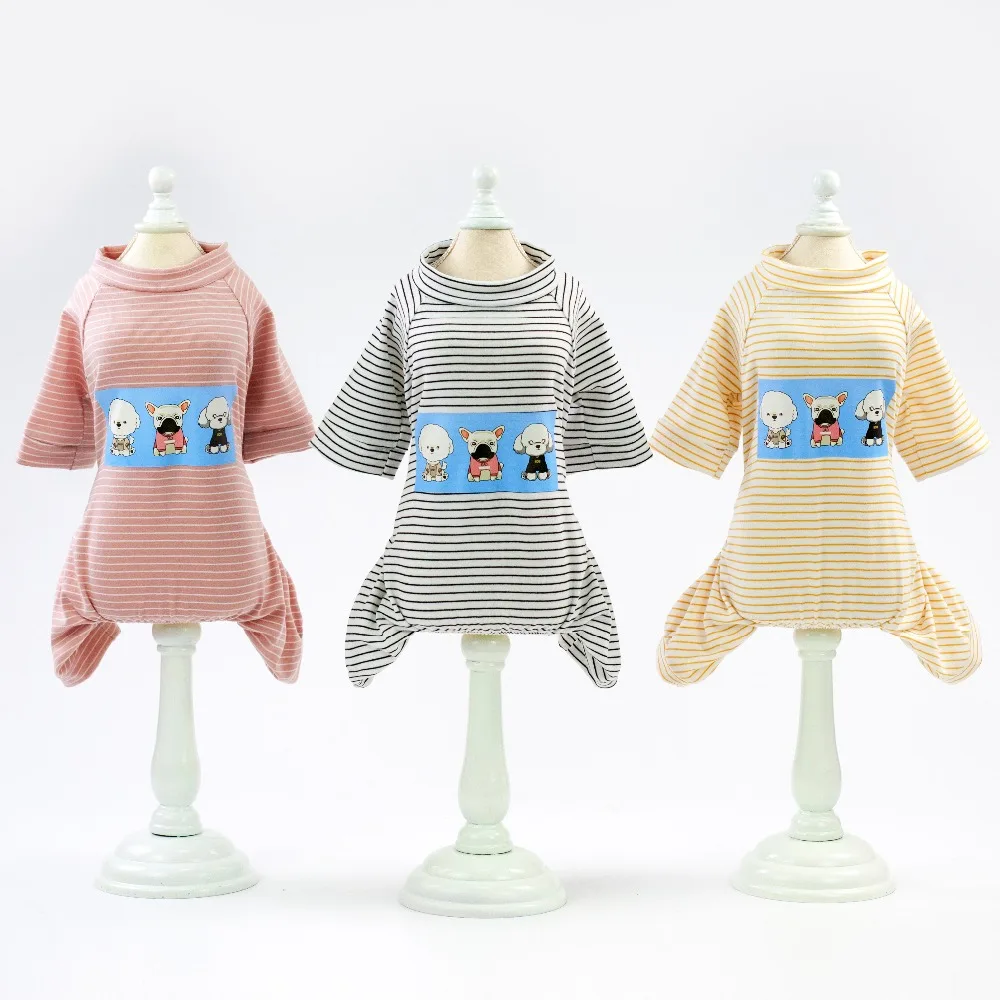 Soft Cotton Dog Pajamas Striped Small Dogs Puppy Cats Jumpsuit Coat Pet Apparel Free Ship Drop Ship
Soft Cotton Dog Pajamas Striped Small Dogs Puppy Cats Jumpsuit Coat Pet Apparel Free Ship Drop Ship