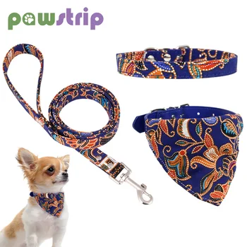 Leather Small Dog Collar Leash Adjustable Puppy Bandana Scarf Cat Collars Pet Dog Harness Leashes For Teddy Yorkies collar perro
Leather Small Dog Collar Leash Adjustable Puppy Bandana Scarf Cat Collars Pet Dog Harness Leashes For Teddy Yorkies collar perro