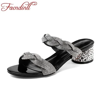 FACNDINLL shoes women gladiator sandals high quality sexy middle heels open toe shoes woman crystal party slippers sandals
FACNDINLL shoes women gladiator sandals high quality sexy middle heels open toe shoes woman crystal party slippers sandals