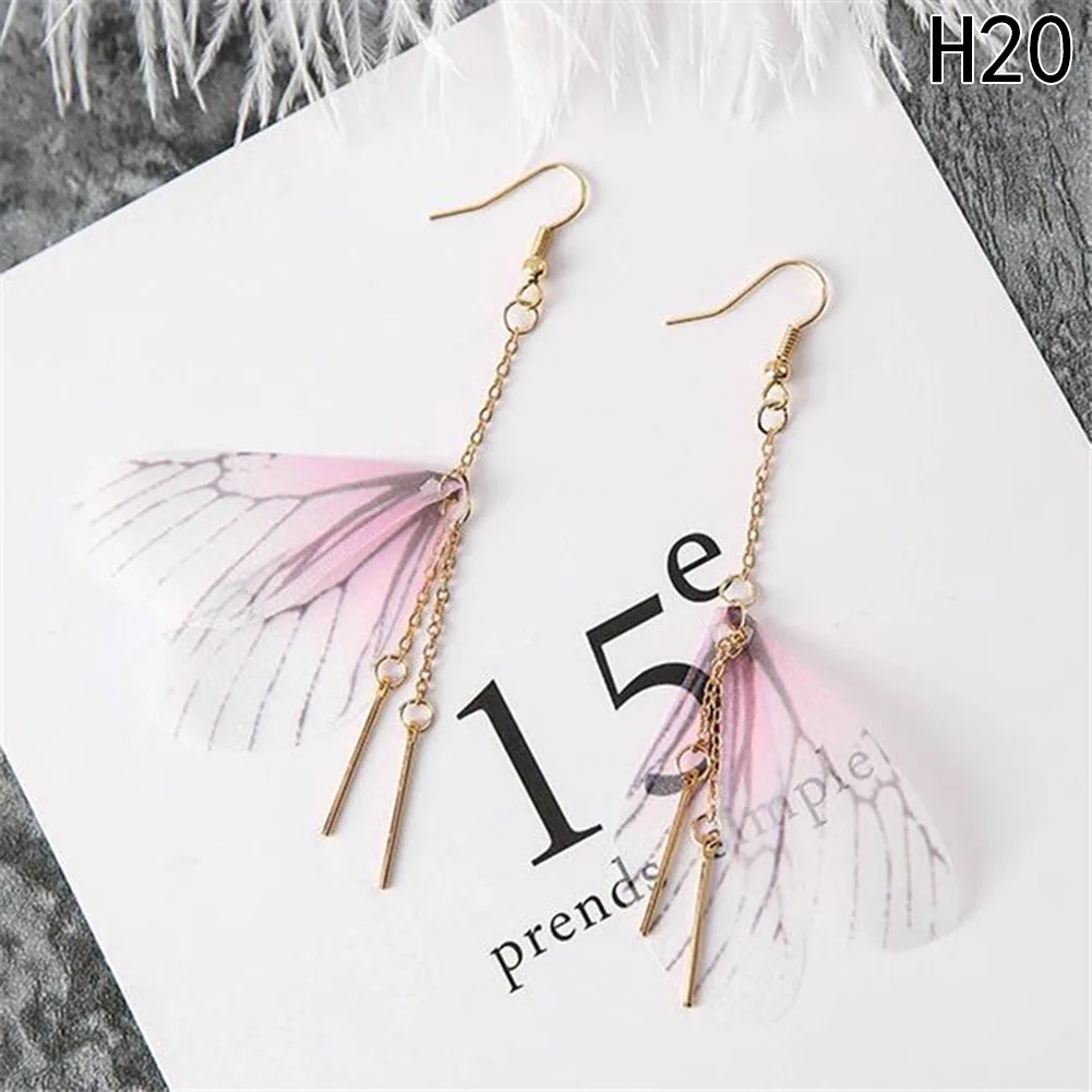 21 Designs Butterfly Wings Long Earrings*