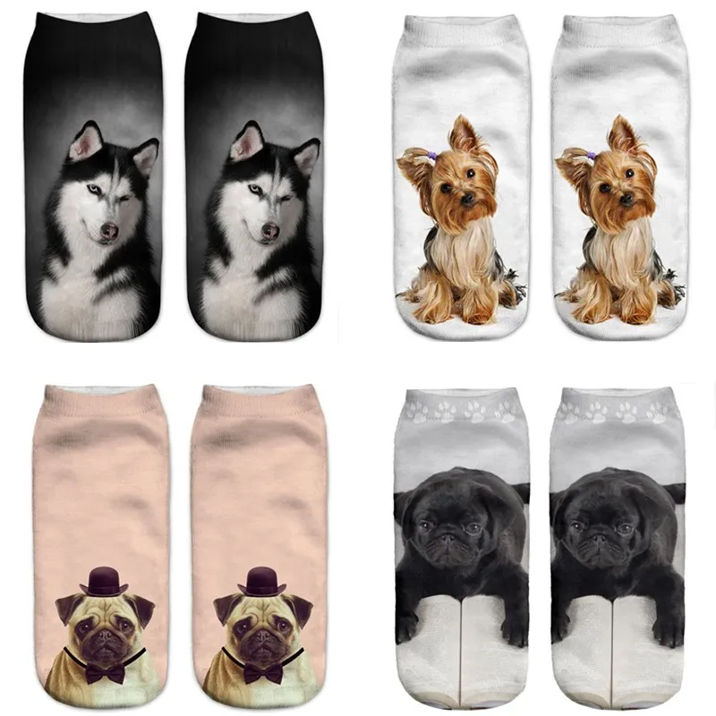 New 3D printed Socks Woman new Unisex cute Low Cut ankle dog socks multiple colors women sock Casual Animal shape
New 3D printed Socks Woman new Unisex cute Low Cut ankle dog socks multiple colors women sock Casual Animal shape