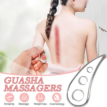 Medical Grade Stainless Steel Gua Sha Scraping Massager Tool Scraper Physical Therapy Loose Muscle Meridian Massage Machine SPA 
Medical Grade Stainless Steel Gua Sha Scraping Massager Tool Scraper Physical Therapy Loose Muscle Meridian Massage Machine SPA