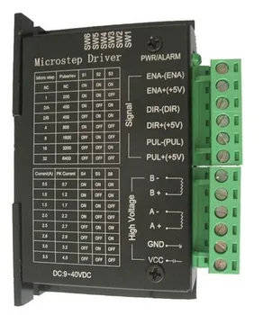 TB6600 Stepper Motor Driver Controller 4A 9~42V TTL 16 Micro-Step CNC 1 Axis NEW 2 or 4 Phase of Stepper Moto 42, 57
TB6600 Stepper Motor Driver Controller 4A 9~42V TTL 16 Micro-Step CNC 1 Axis NEW 2 or 4 Phase of Stepper Moto 42, 57