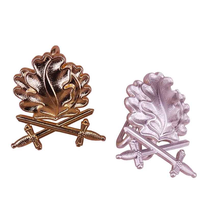 Oak leaves pin sword brooch vintage gold silver badge Germany jewelry men patriot gift shirts jackets accessory
Oak leaves pin sword brooch vintage gold silver badge Germany jewelry men patriot gift shirts jackets accessory