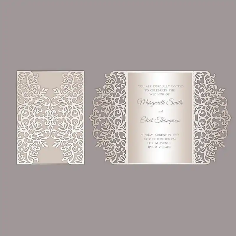 Wedding Party Invitation Card Cover Metal Cutting Dies
