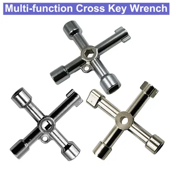 URANN 1pcs Multifunction Cross Key Wrench Universal Square Triangle Train Electric control cabinet elevator water meter valve 
URANN 1pcs Multifunction Cross Key Wrench Universal Square Triangle Train Electric control cabinet elevator water meter valve