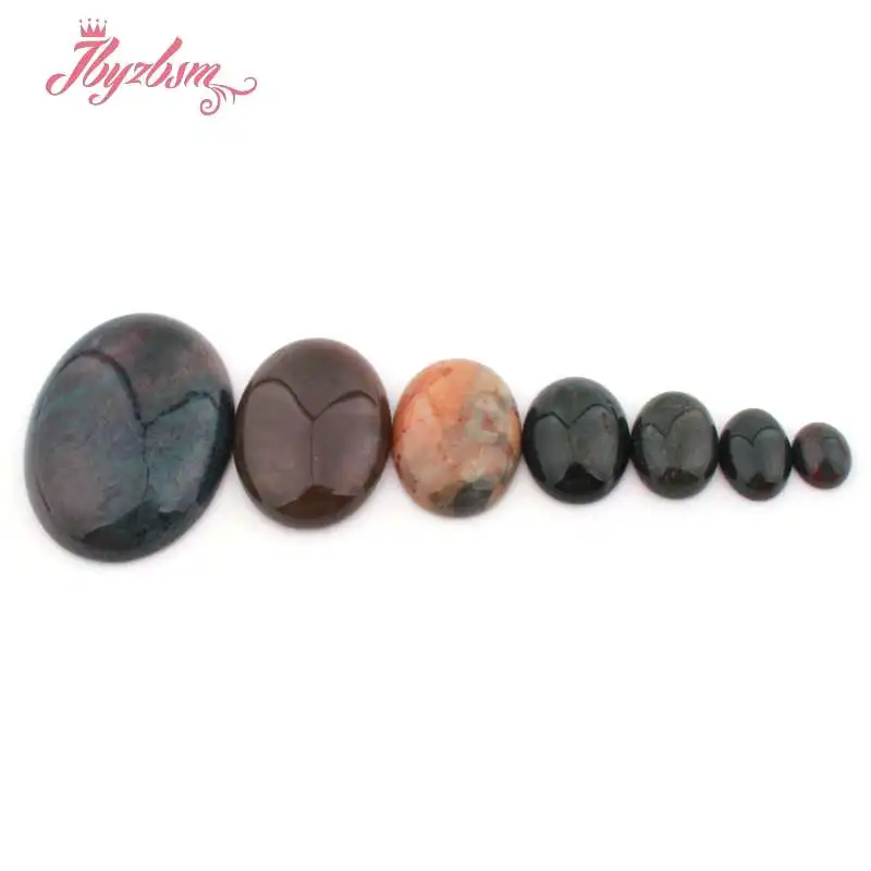 Oval Indian Agates CAB Cabochon Flatback Dome Undrilled Natural Stone Beads For DIY Pandandt Earring Ring Jewelry Making 5pc
Oval Indian Agates CAB Cabochon Flatback Dome Undrilled Natural Stone Beads For DIY Pandandt Earring Ring Jewelry Making 5pc
