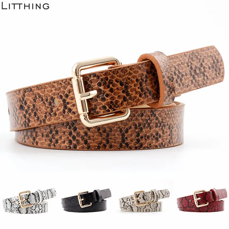Litthing High Quality Female Pu Leather Snake Waist Belt Women 2019 Designer Serpentine Belts For Women's Dress Cinto Feminino
Litthing High Quality Female Pu Leather Snake Waist Belt Women 2019 Designer Serpentine Belts For Women's Dress Cinto Feminino