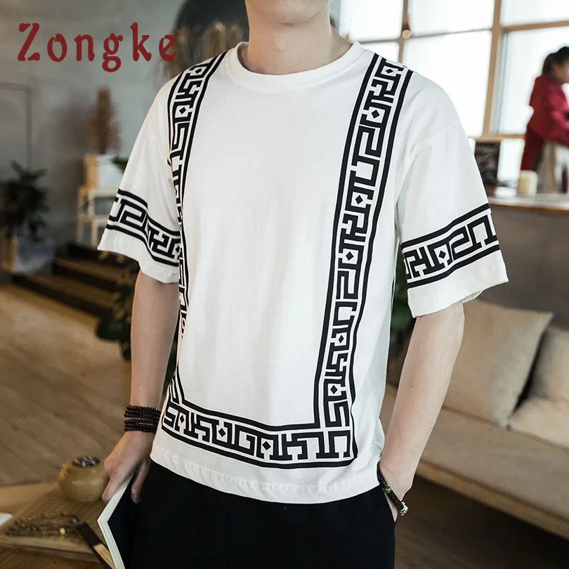 Zongke Striped Vintage T Shirt Men Tshirt Men T-Shirt Harajuku Summer Top White Men T Shirts Shorts Hip Hop Streetwear 2019 New
Zongke Striped Vintage T Shirt Men Tshirt Men T-Shirt Harajuku Summer Top White Men T Shirts Shorts Hip Hop Streetwear 2019 New
