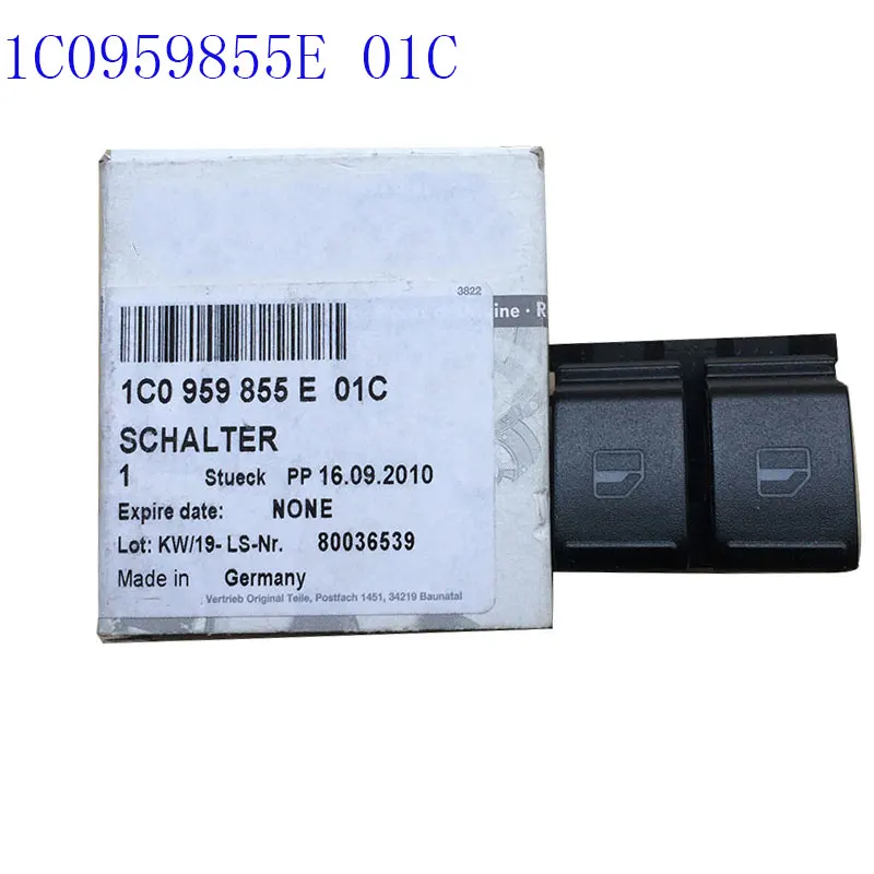 1C0959855E01C for v-w Beetle Lifter Switch 1C0959855E 01C Electric window lift button 1 pcs
1C0959855E01C for v-w Beetle Lifter Switch 1C0959855E 01C Electric window lift button 1 pcs