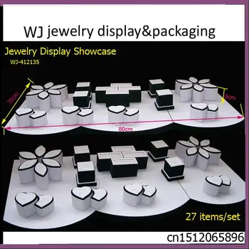 Original Portable Wooden Jewelry Ring Display Stand Showcase Organizer For Bague Bangle Mixed Combination Displaying Holder Rack
Original Portable Wooden Jewelry Ring Display Stand Showcase Organizer For Bague Bangle Mixed Combination Displaying Holder Rack