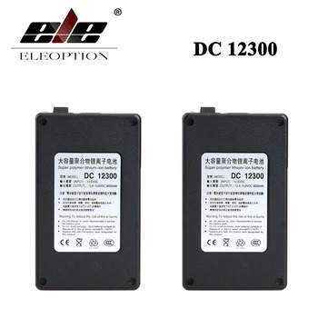 ELEOPTION 2PCS DC 12V 3000mAh DC12300 Super Portable Rechargeable Lithium-ion Battery With Black Case
ELEOPTION 2PCS DC 12V 3000mAh DC12300 Super Portable Rechargeable Lithium-ion Battery With Black Case