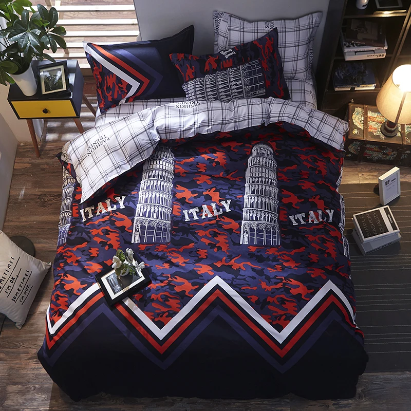 Free Shipping Cartoon Scenic AB Side Style BEDDING 4PCS Bedding Set pillowcase queen king size QUILT COVER BED SET Duvet Cover
Free Shipping Cartoon Scenic AB Side Style BEDDING 4PCS Bedding Set pillowcase queen king size QUILT COVER BED SET Duvet Cover