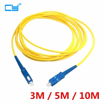 SC to SC Fiber Patch Cord Jumper Cable SM Simplex Single Mode Optic for Network Cable 3m/10ft 5m/16ft 10m/33ft
SC to SC Fiber Patch Cord Jumper Cable SM Simplex Single Mode Optic for Network Cable 3m/10ft 5m/16ft 10m/33ft
