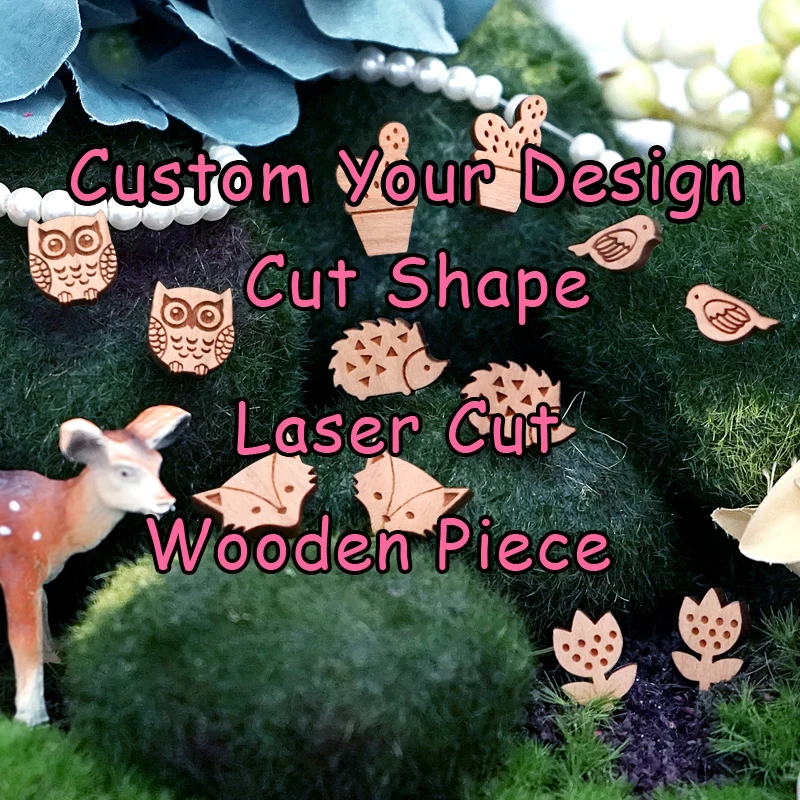 Custom Your Own Design Shape Wood Jewelry Charm Laser Cut Wooden Pieces for DIY Necklace Earrings Bracelet Ring Brooch
Custom Your Own Design Shape Wood Jewelry Charm Laser Cut Wooden Pieces for DIY Necklace Earrings Bracelet Ring Brooch
