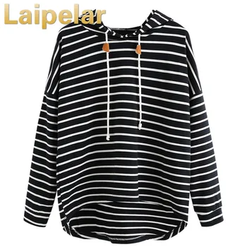 Laipelar 2018 Women Striped Hoodies Plus Size Stripe Casual Sweatshirt Long Sleeve Crop Shirts Jumper Pullover Tops harajuku
Laipelar 2018 Women Striped Hoodies Plus Size Stripe Casual Sweatshirt Long Sleeve Crop Shirts Jumper Pullover Tops harajuku