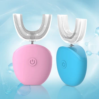 360 Degrees Intelligent Automatic Sonic USB Charging Electric Toothbrush U Type Tooth Brush Whitening Tooth Teeth
360 Degrees Intelligent Automatic Sonic USB Charging Electric Toothbrush U Type Tooth Brush Whitening Tooth Teeth