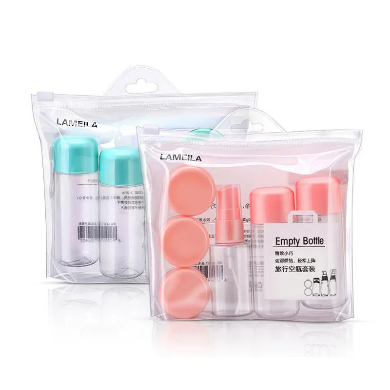 Portable 8pcs/set Mini Travel Kit Make Up Spray Bottle Refillable Bottles Lotion Perfume Cosmetic Bottles Kit Bag
Portable 8pcs/set Mini Travel Kit Make Up Spray Bottle Refillable Bottles Lotion Perfume Cosmetic Bottles Kit Bag