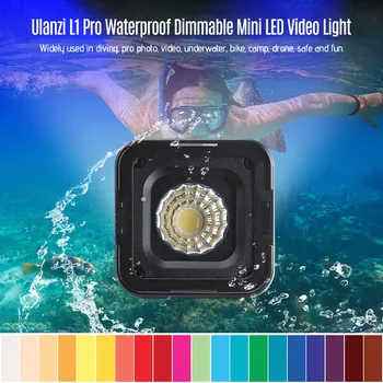 Ulanzi L1 Pro 5500K Waterproof Dimmable camera Mini LED Video studio Light photo for GoPro 7/6/5 for DJI Drones Osmo Pocket
Ulanzi L1 Pro 5500K Waterproof Dimmable camera Mini LED Video studio Light photo for GoPro 7/6/5 for DJI Drones Osmo Pocket