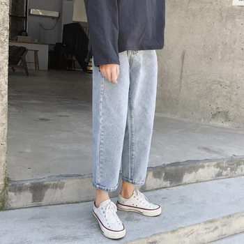2019 Summer Men's Fashion Light Blue Casual Pants Baggy Homme Jeans Solid Color Pants Biker Denim Trousers Plus Size S-2XL
2019 Summer Men's Fashion Light Blue Casual Pants Baggy Homme Jeans Solid Color Pants Biker Denim Trousers Plus Size S-2XL