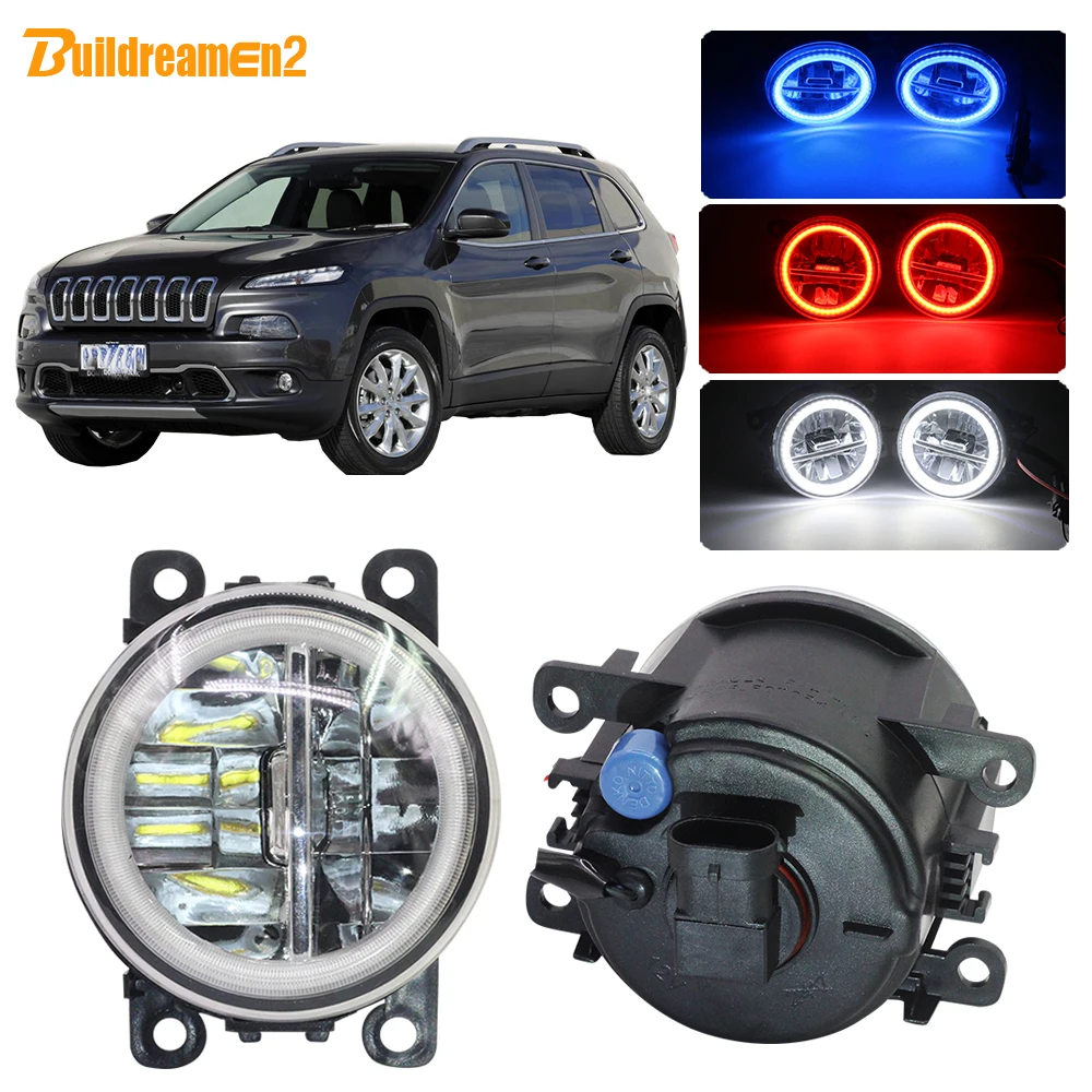 Buildreamen2 Car 4000LM LED Lamp Fog Light Angel Eye DRL Daytime Running Light H11 12V For Jeep Cherokee KL 2014 2015 2016
Buildreamen2 Car 4000LM LED Lamp Fog Light Angel Eye DRL Daytime Running Light H11 12V For Jeep Cherokee KL 2014 2015 2016
