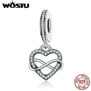 WOSTU New Design 925 Sterling Silver infinite Love Dangle Bead Fit Original WST Charm Bracelet Pendant Jewelry Gift CQC261
WOSTU New Design 925 Sterling Silver infinite Love Dangle Bead Fit Original WST Charm Bracelet Pendant Jewelry Gift CQC261