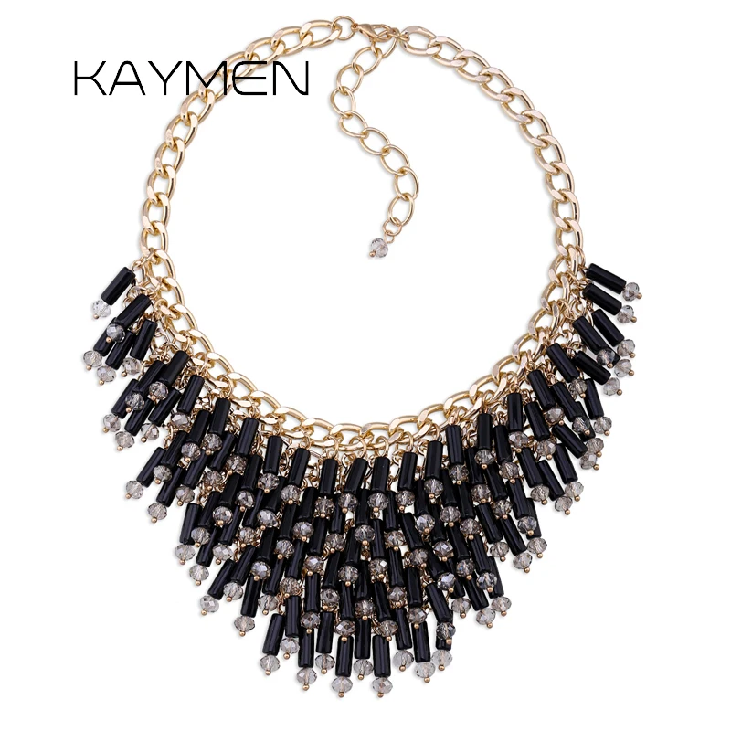 KAYMEN Especial Luxury Handmade Bohemian Pendant Chokers Necklace for Women Beads Crystals Necklace Golden Plated Party Jewelry
KAYMEN Especial Luxury Handmade Bohemian Pendant Chokers Necklace for Women Beads Crystals Necklace Golden Plated Party Jewelry
