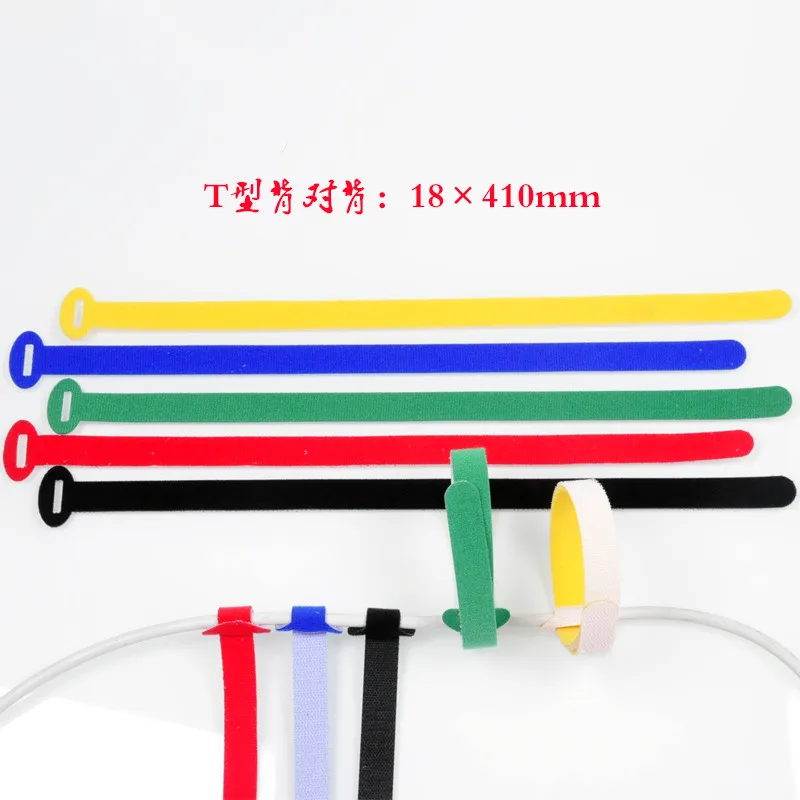 Hot Sale 50PCS/Lot 18*410mm Releasable Colorful Back to Back Nylon Cable Ties Hook Loop Magic Tape Sticks Fastener Belting
Hot Sale 50PCS/Lot 18*410mm Releasable Colorful Back to Back Nylon Cable Ties Hook Loop Magic Tape Sticks Fastener Belting