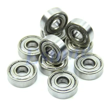 10Pcs Ball Roller Skateboard Scooter Blade Bearings Wheels Silver ABEC-5 608-ZZ N21 dropship