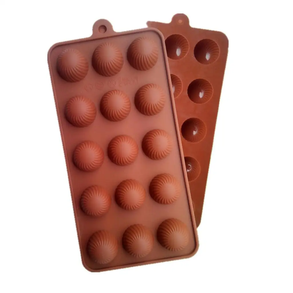 Silicone 15 Hemisphere Semicircle Chocolate Molds Jelly Ice Molds Cake Mould Bakeware D539
Silicone 15 Hemisphere Semicircle Chocolate Molds Jelly Ice Molds Cake Mould Bakeware D539