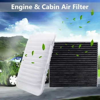 2Pcs Engine Air Filter&Cabin Air Filter For Toyota Corolla Yaris Matrix 2008-2018 17801-21050 87139-YZZ0 87139-50100
2Pcs Engine Air Filter&Cabin Air Filter For Toyota Corolla Yaris Matrix 2008-2018 17801-21050 87139-YZZ0 87139-50100