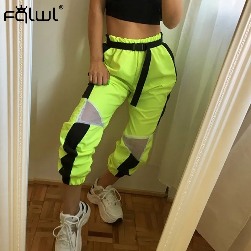 FQLWL Streetwear Neon Green Sweat Cargo Pant Women Trousers Fitness Belt Harajuku Pencil High Waist Pants Female Joggers Women
FQLWL Streetwear Neon Green Sweat Cargo Pant Women Trousers Fitness Belt Harajuku Pencil High Waist Pants Female Joggers Women